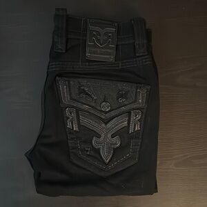 Rock Revival Black Jean Shorts